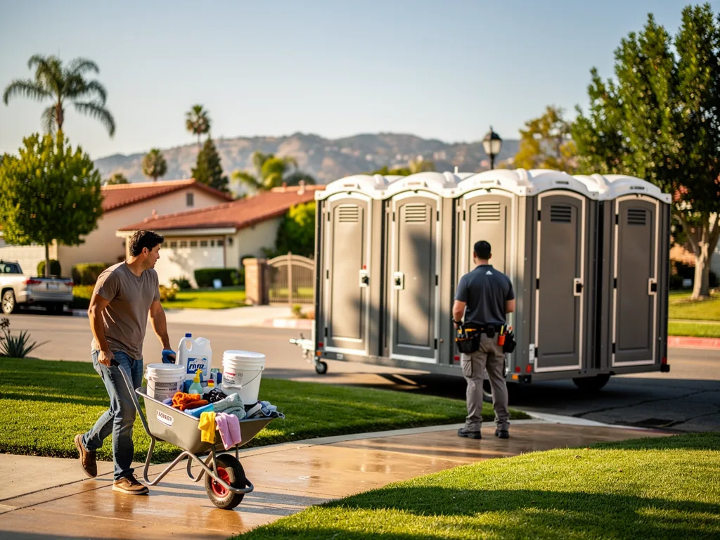 DIY vs when to call a pro for a Tarzana porta potty rental